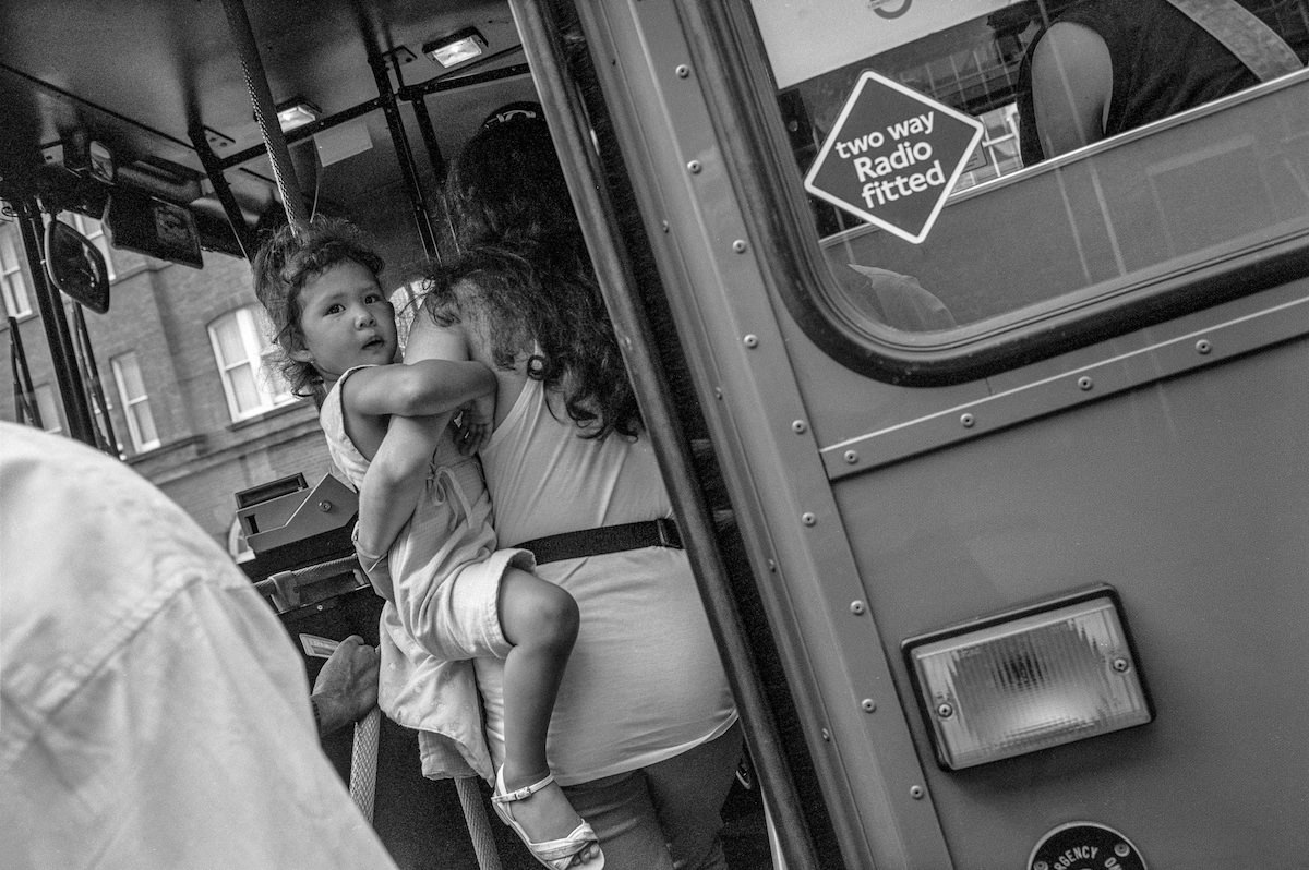 Bus, Brixton, Lambeth, 1991