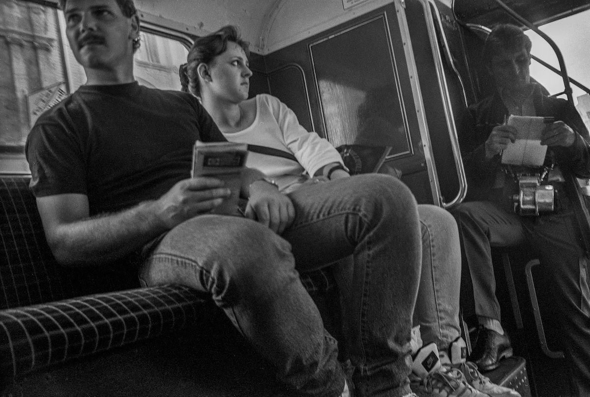 Passengers, Bus, Camden, 1991
