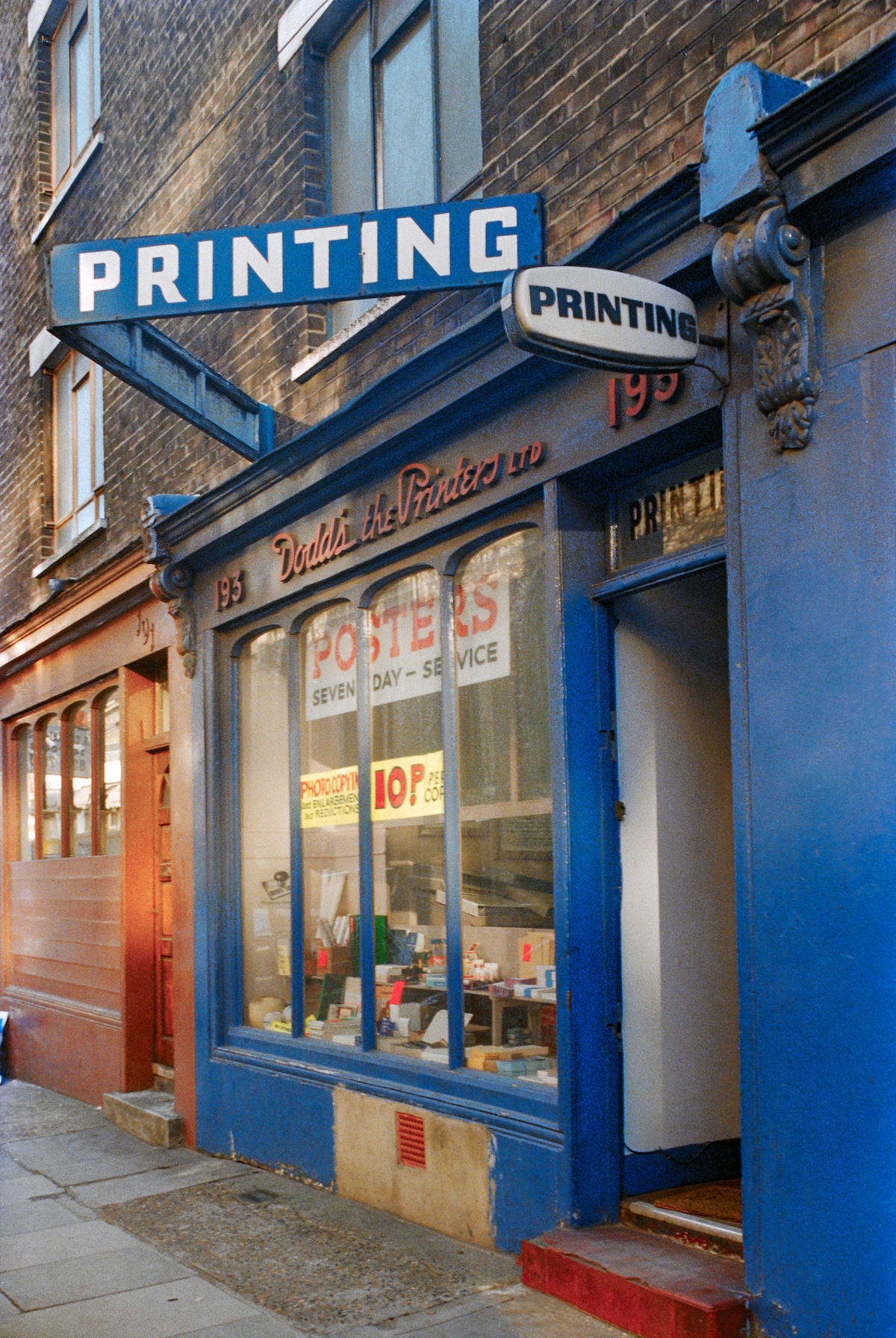 Dodd’s The Printers, 1990