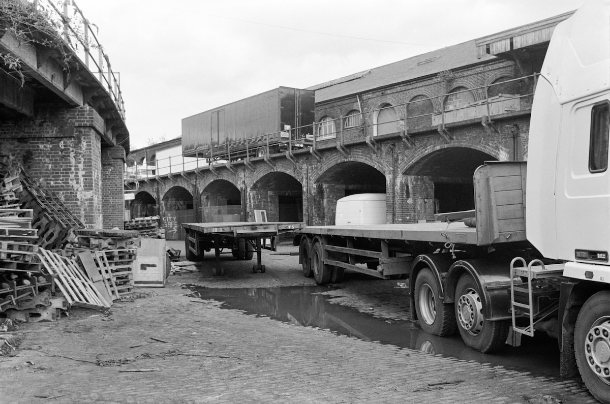 Eastern Coal Drops, Kings X Goods Yard, King’s Cross, Camden, 1989