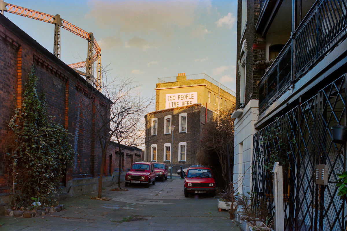 Stanley Passage, Pancras Rd, Kings Cross, Camden, 1990