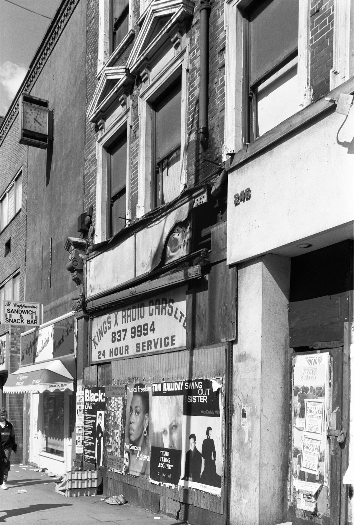 Kings X Radio Cars, Kings Cross Road, 1989