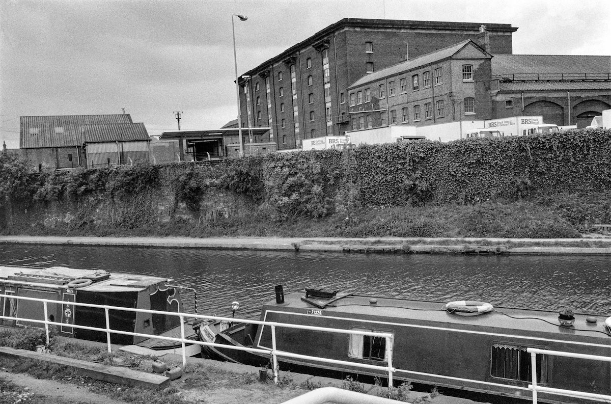 Regents Canal, Granary, Kings Cross Goods Yard, 1989