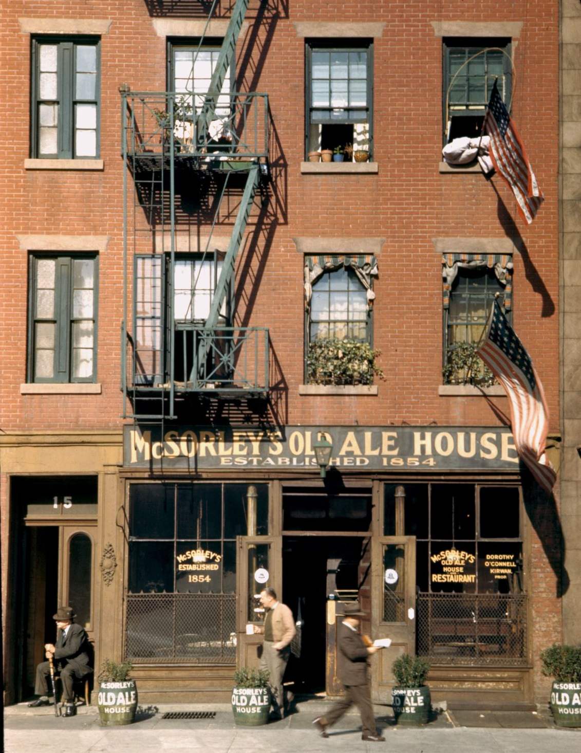 McSorley’s Old Ale House. E. 7th Street 1942