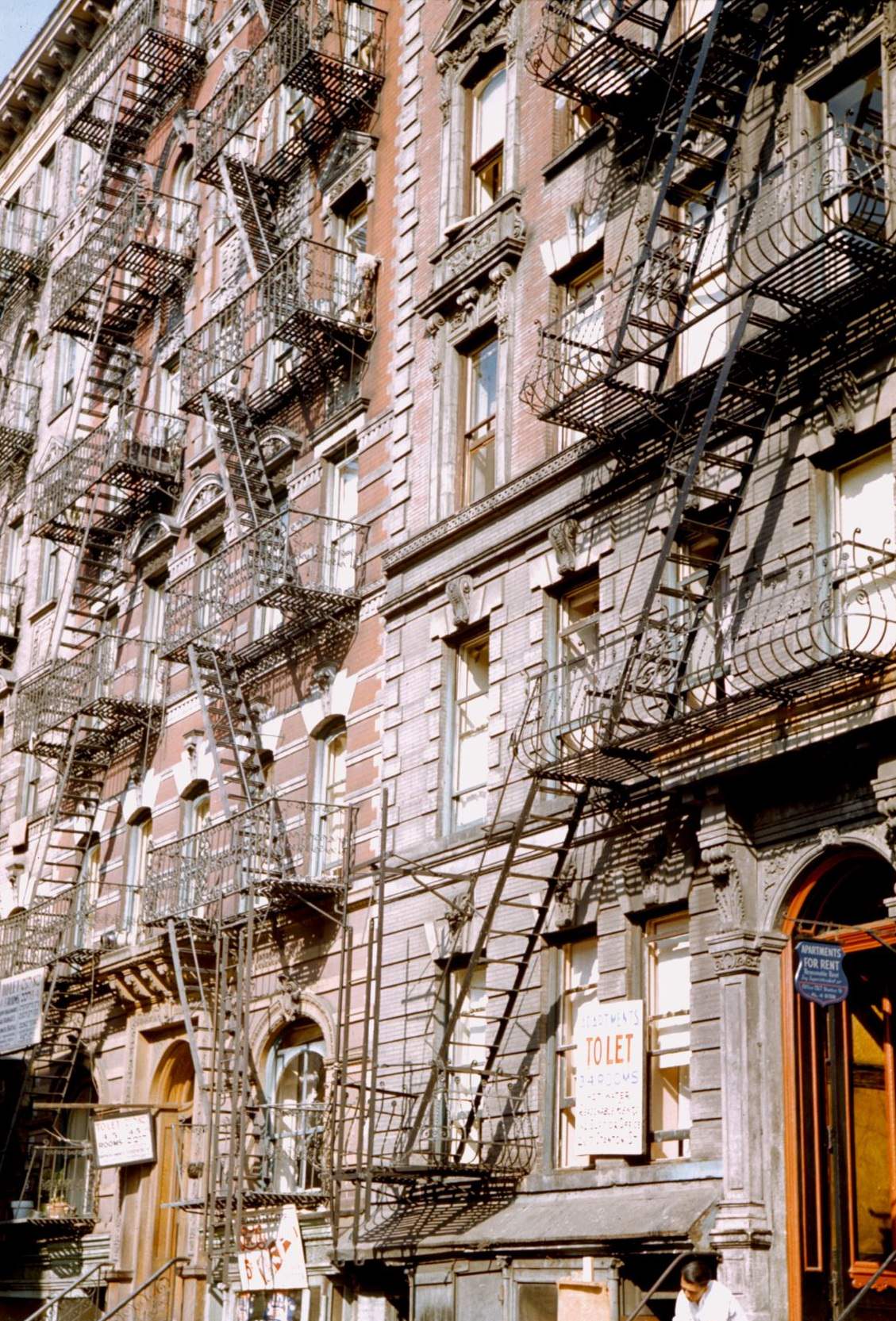 New York City Lower East Side Flat bldgs. Clinton Street, 1941