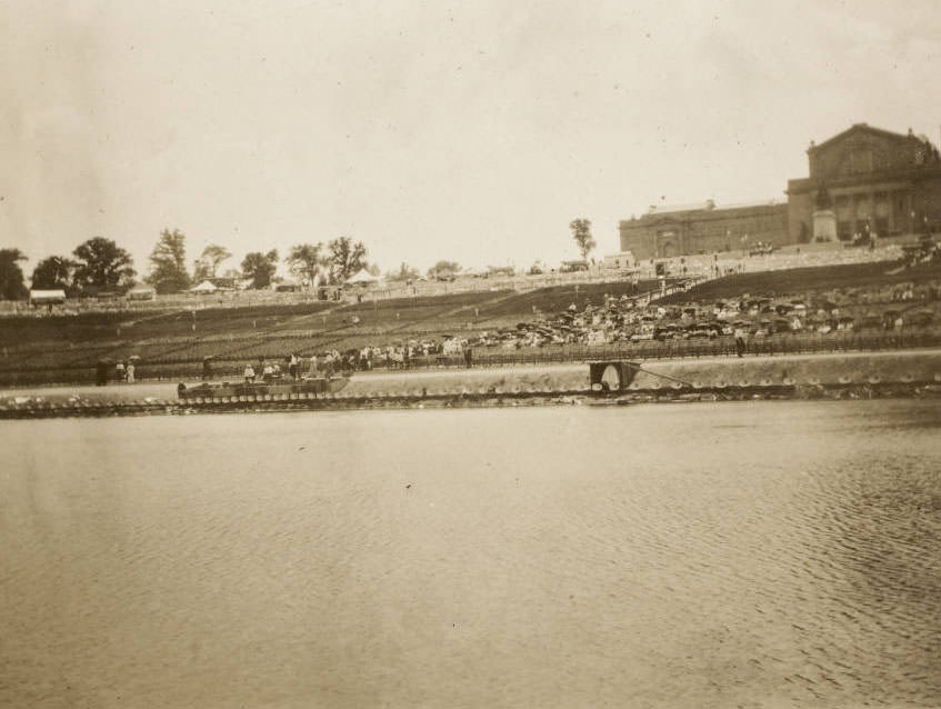 View of Art Hill from Basin, 1914