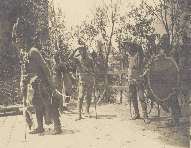 Actors portraying Indian, 1914