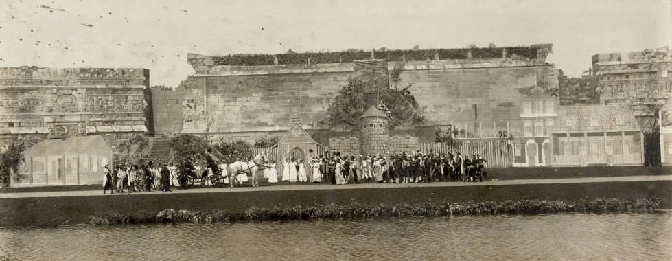 Arrival of General Lafayette, Pageant, 1914