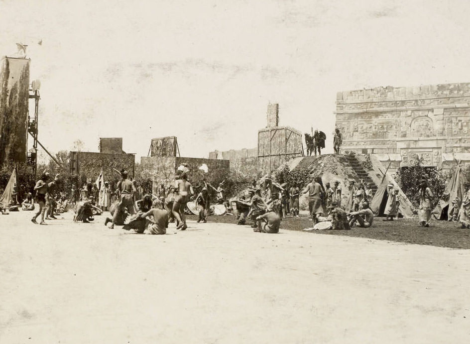 Calumet dance of the Osage Indians, Pageant of St. Louis, 1914