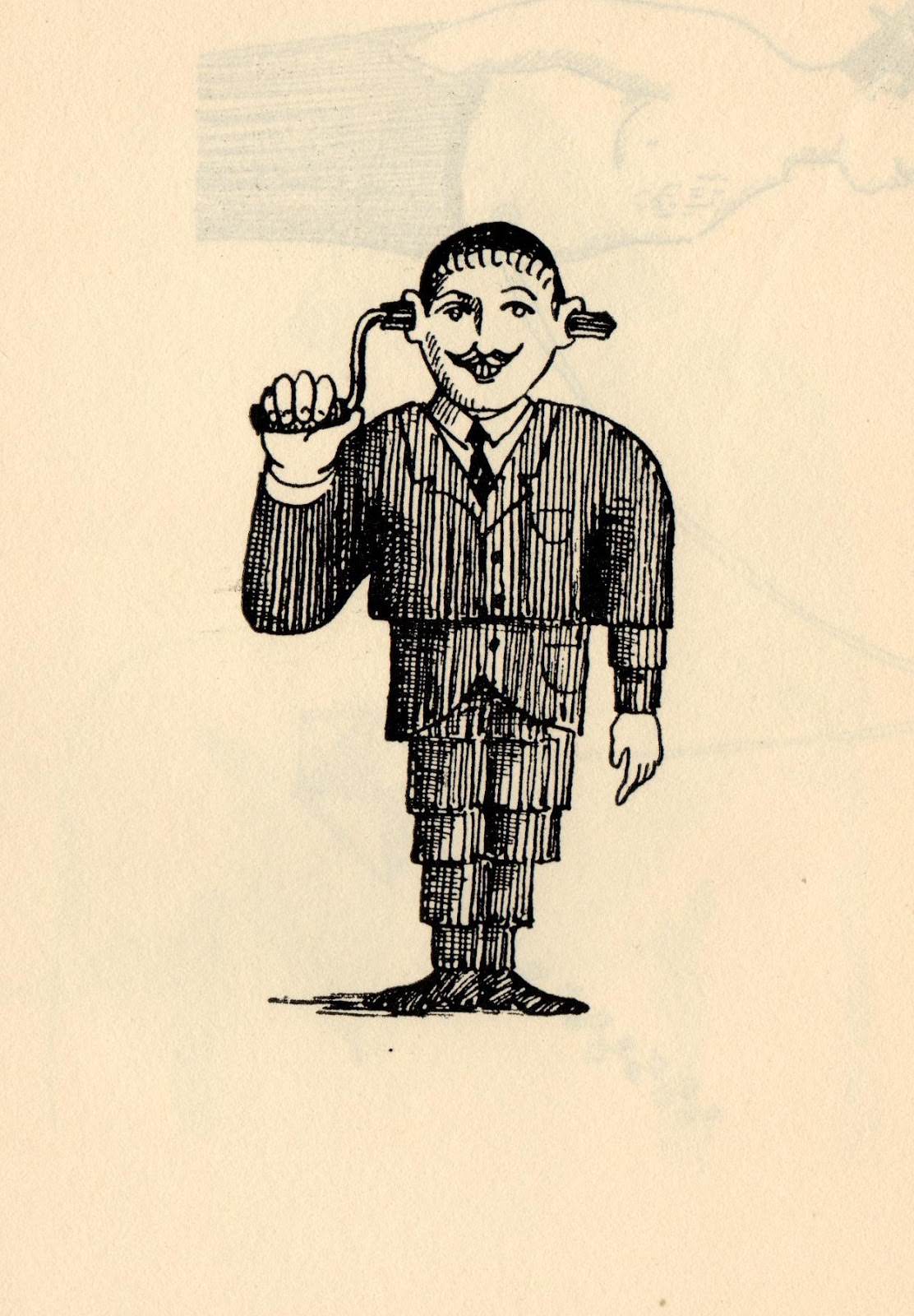 Exploring the Depths of Pain: Roland Topor's 1960 Illustration of Masochism