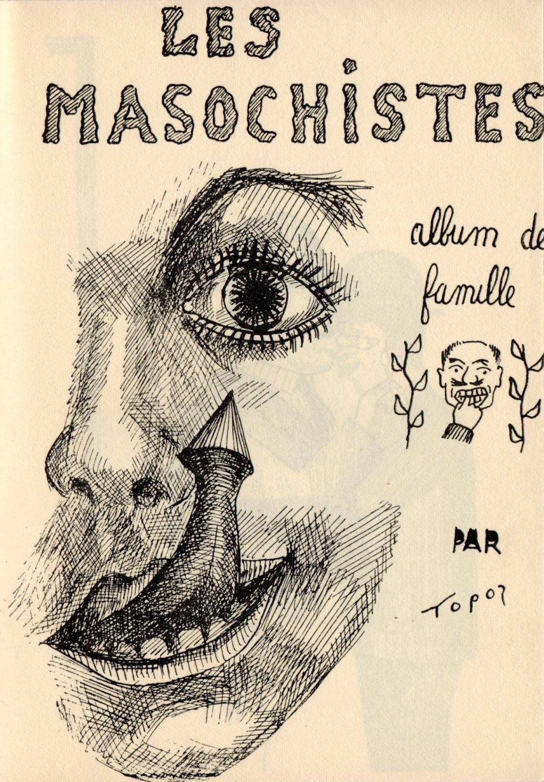 Exploring the Depths of Pain: Roland Topor's 1960 Illustration of Masochism