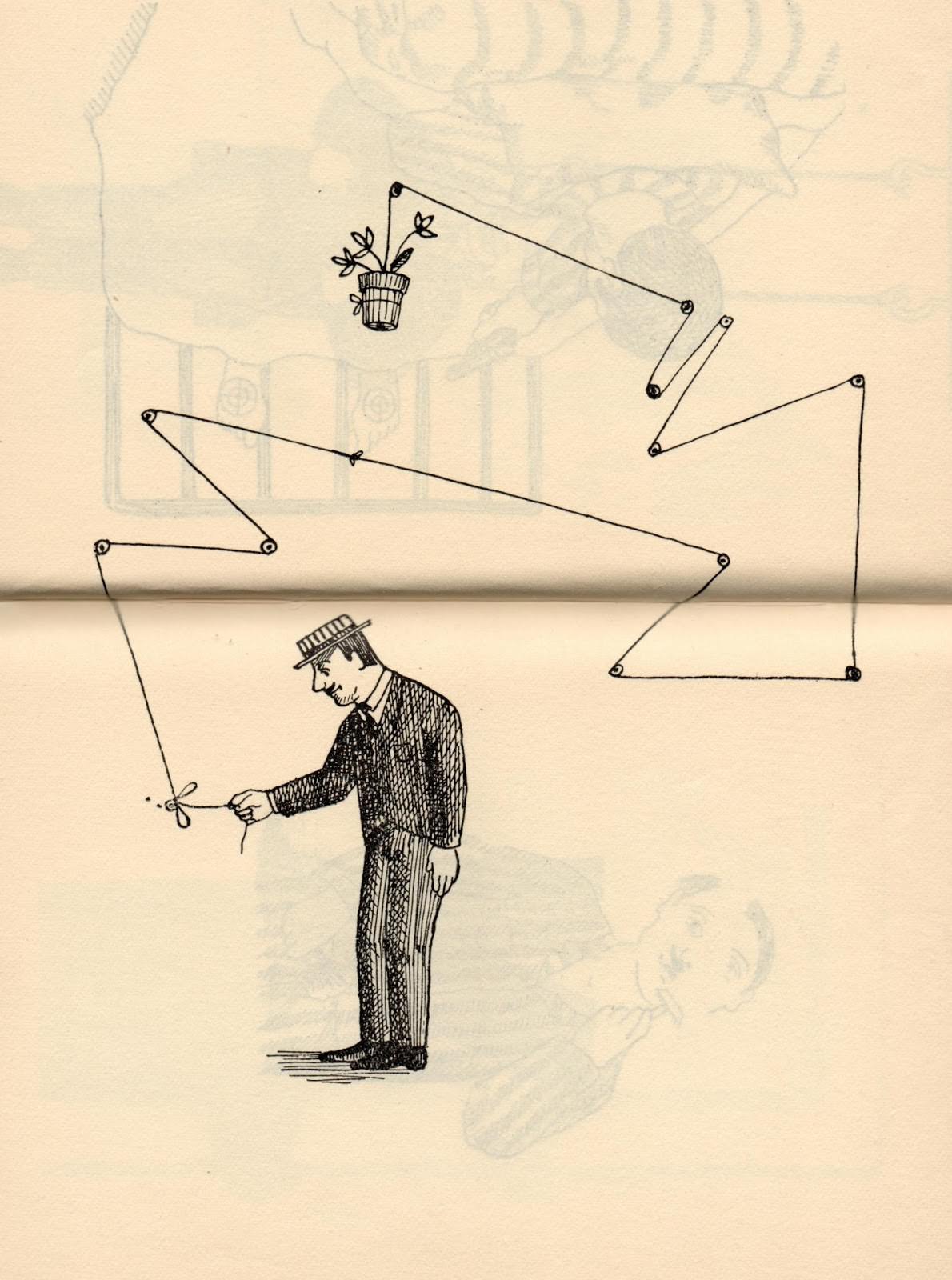 Exploring the Depths of Pain: Roland Topor's 1960 Illustration of Masochism