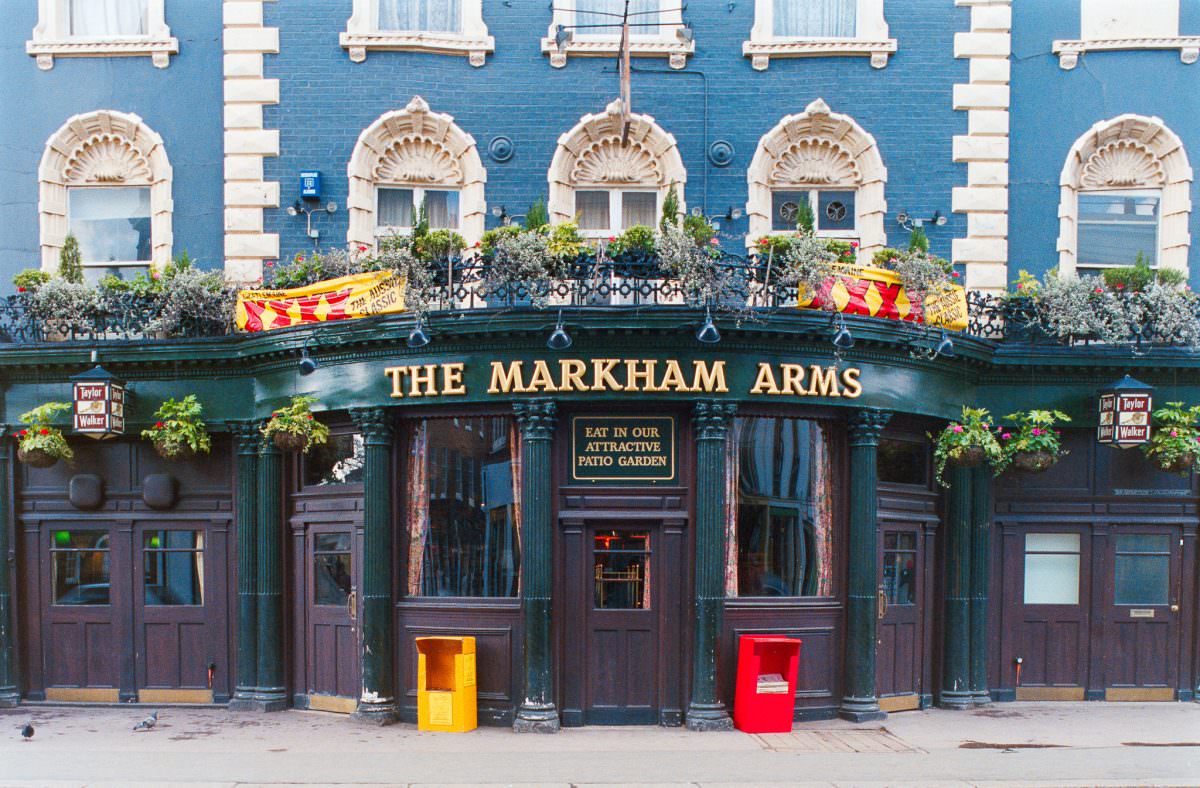 The Markham Arms, 138, King’s Road, Chelsea, Kensington & Chelsea, 1988