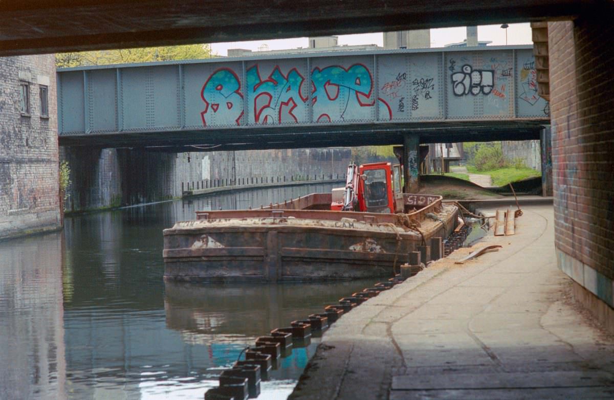 Bridges, Regent’s Canal, Marylebone, Westminster, 1987