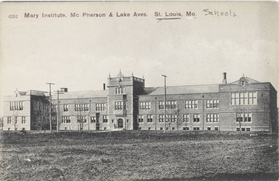 Mary Institute, McPerson & Lake aves., St. Louis, 1910