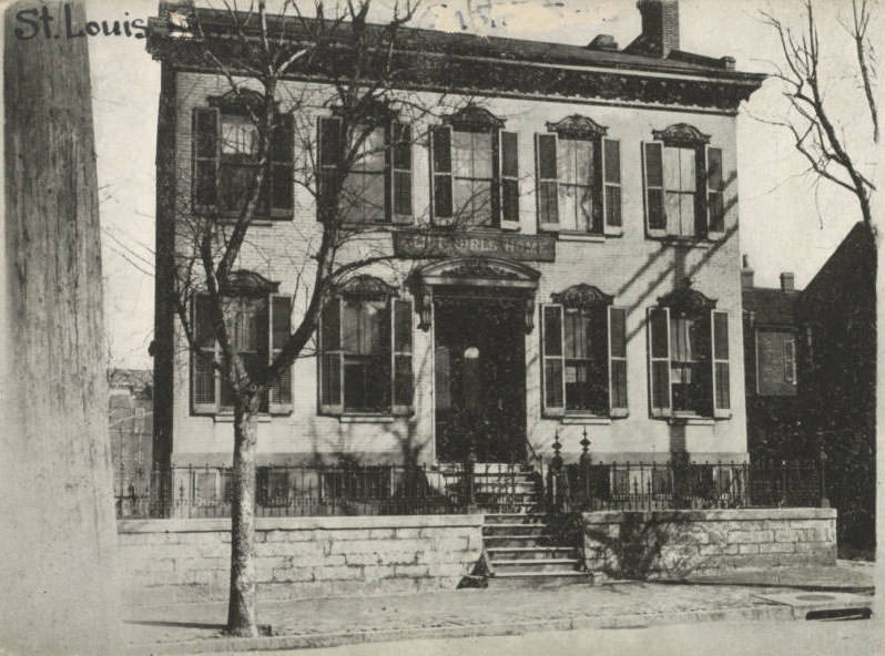 Blind Girls' Home, 1214 N. Garrison Avenue, St. Louis, 1910
