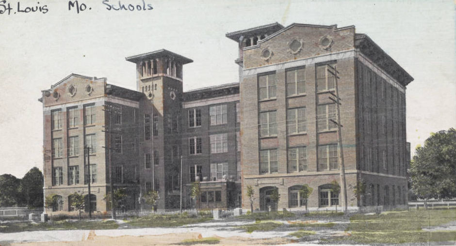 Eugene Field School, Olive St. & Taylor Ave., St. Louis, 1910