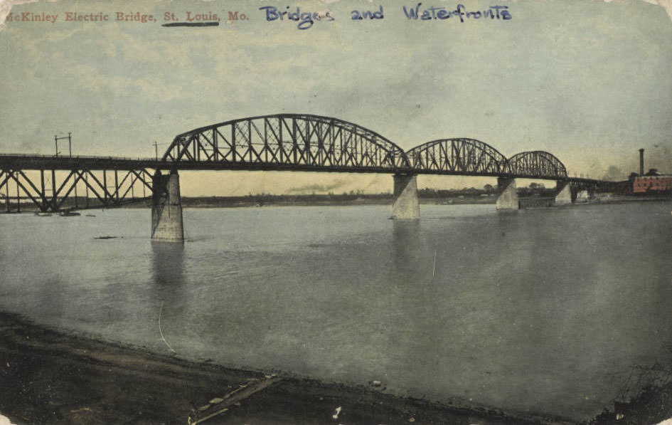 The McKinley Bridge opened for business in 1910.