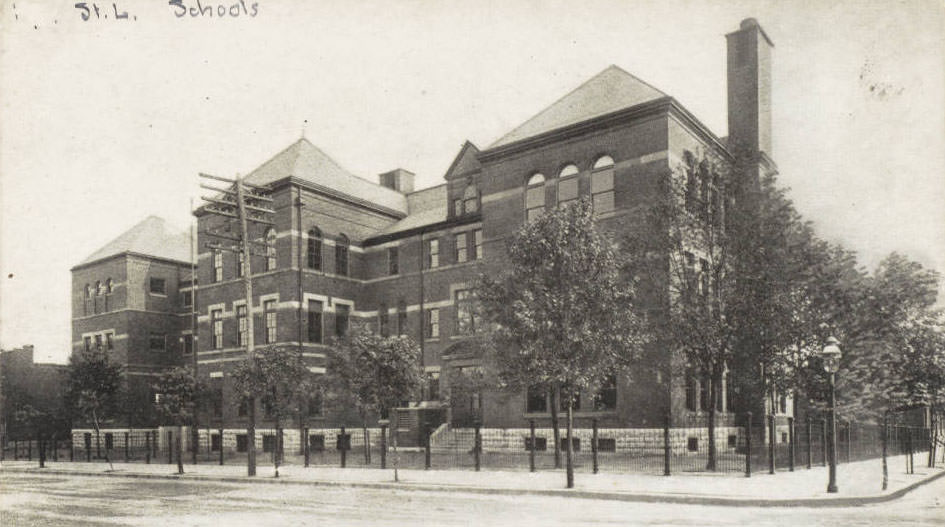 Riddick School, Evans and Whittier, St. Louis, 1910