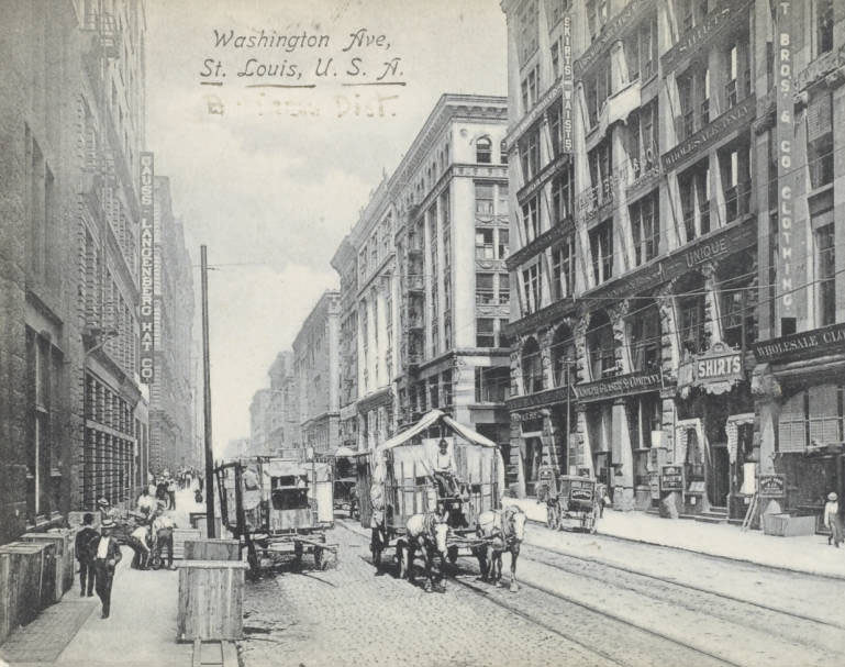 Washington Ave., St. Louis, 1910