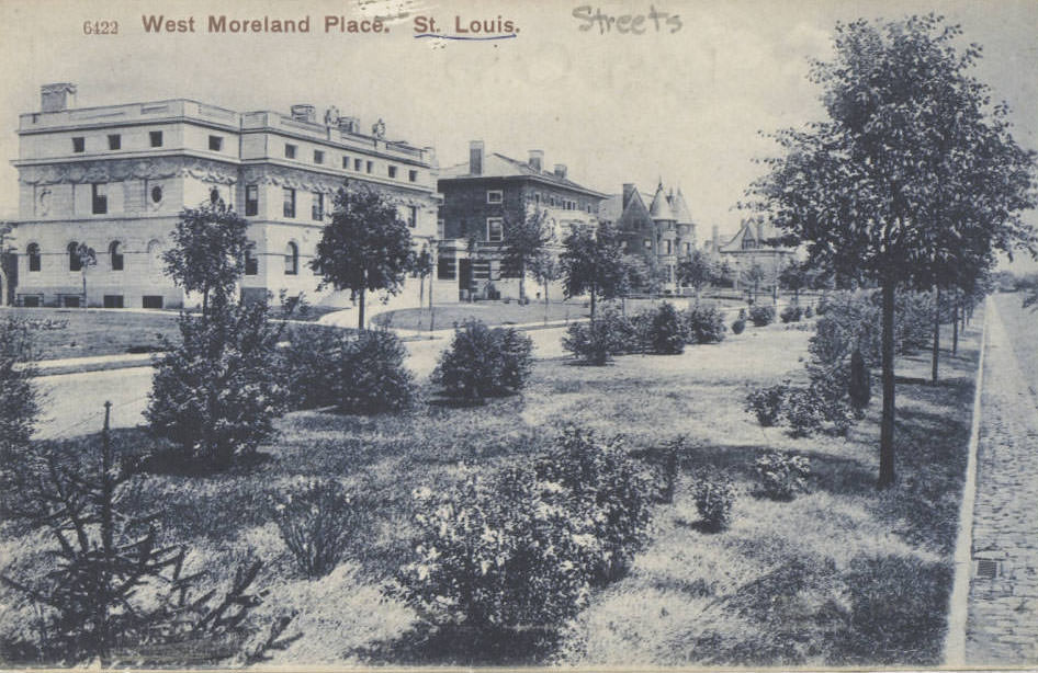Westmoreland Place, St. Louis, 1910
