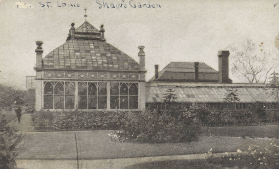 Orchid house, Shaw's Garden, St. Louis, 1910