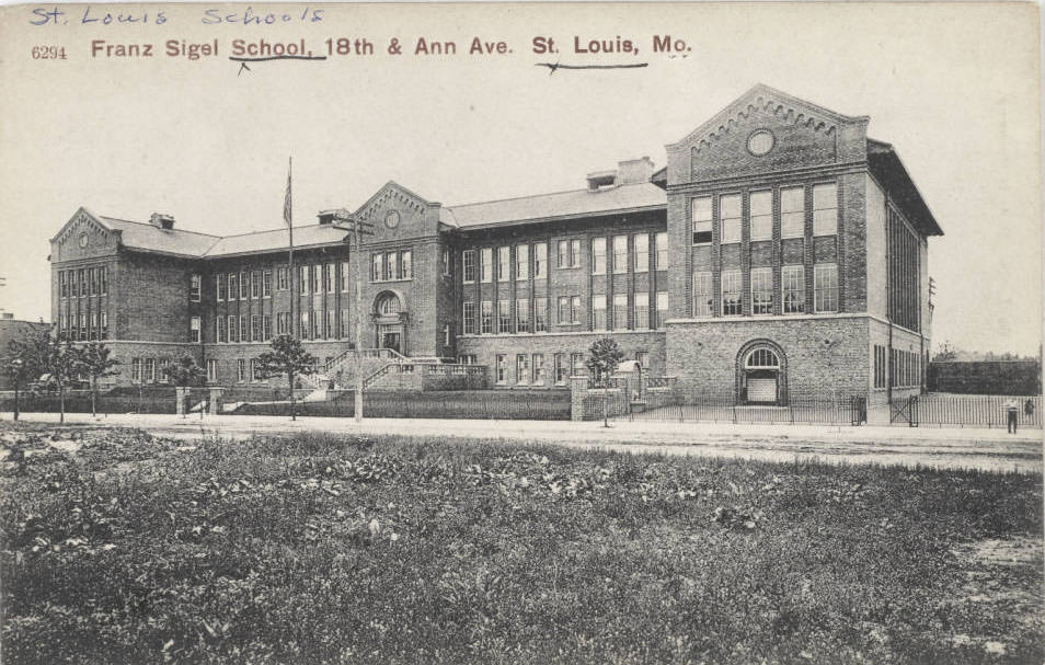Franz Sigel School, 18th & Ann Ave., St. Louis, 1910