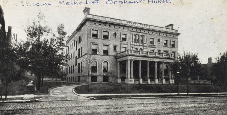 The Methodist Orphan Home, 4385 Maryland Avenue, St. Louis, Missouri, 1910