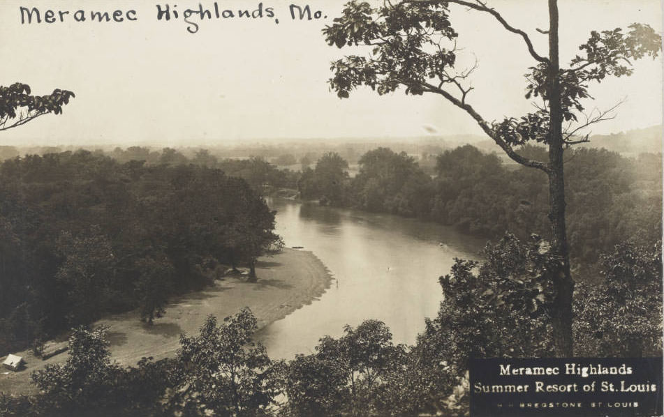 Meramec Highlands, summer resort of St. Louis, 1910