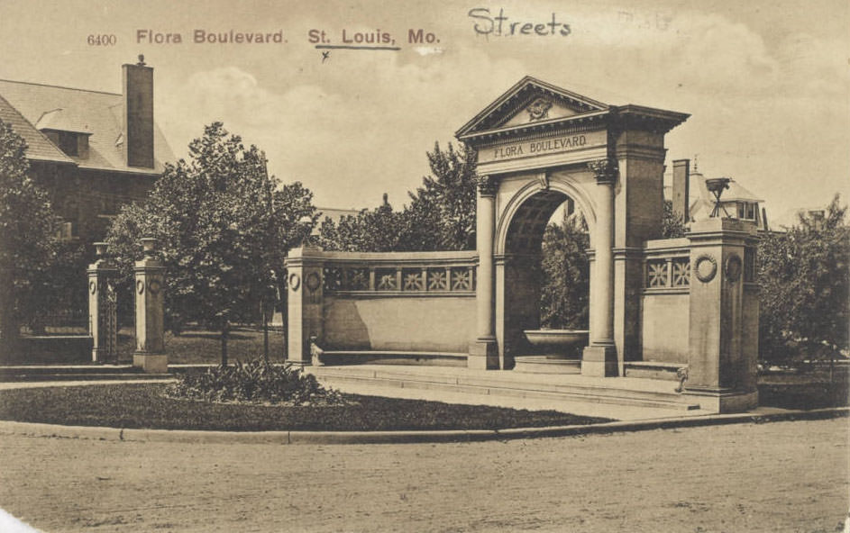Flora Boulevard, St. Louis, 1910