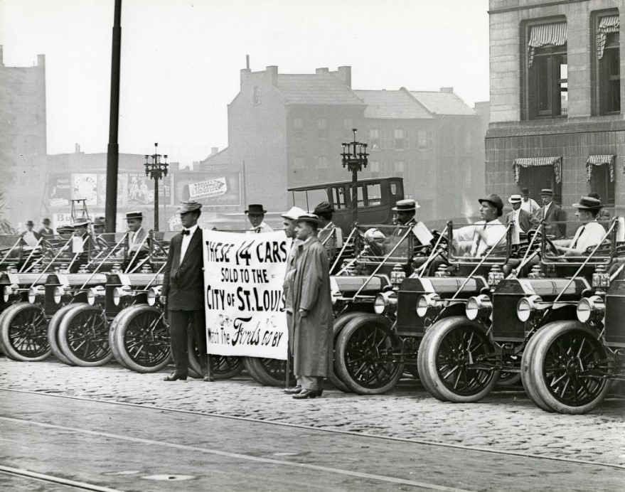 Cars Sold to the City of St. Louis, 1910