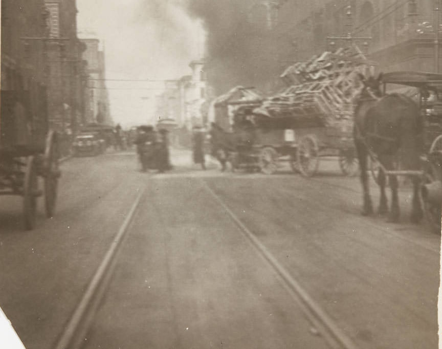 Broadway and Washington Street, 1910