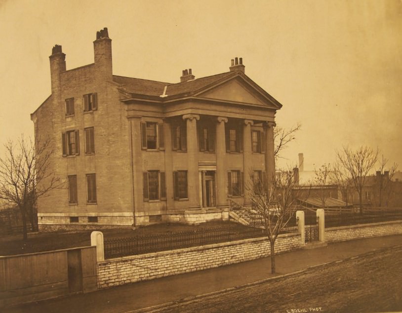Chouteau Mansion, 1869