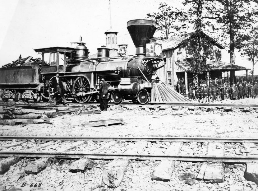 US Military Railroad Locomotive 56, 1860