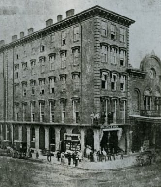 Broadway and Pine in 1878