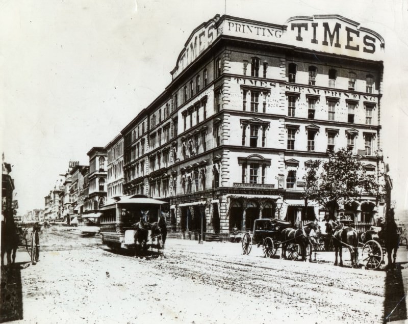 Old St. Louis Times Building, 1872