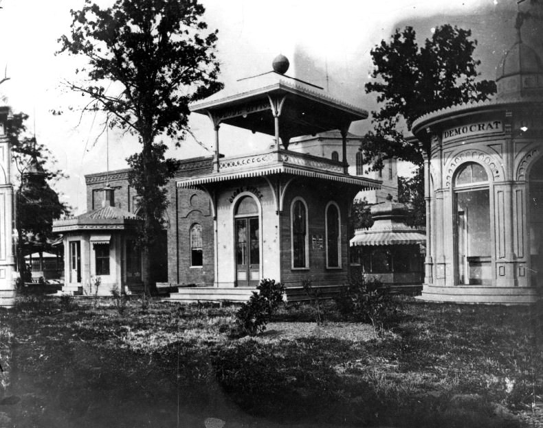 The Globe and Democrat Separate Buildings, 1878