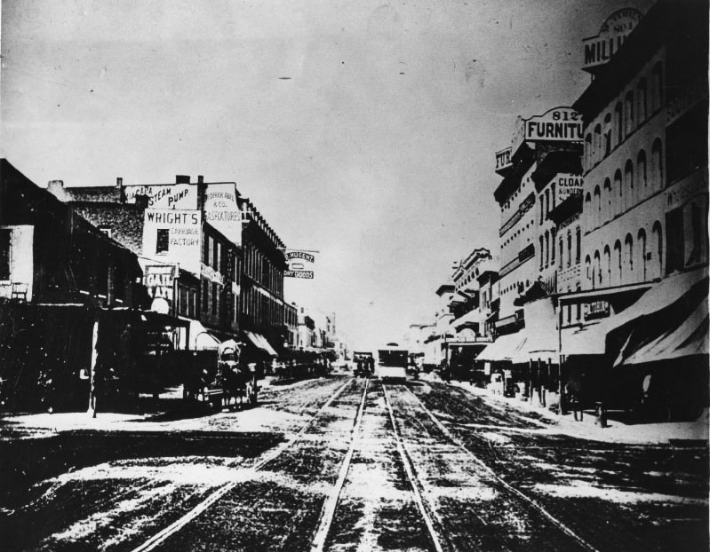 Morgan (now Delmar) Street, 1878