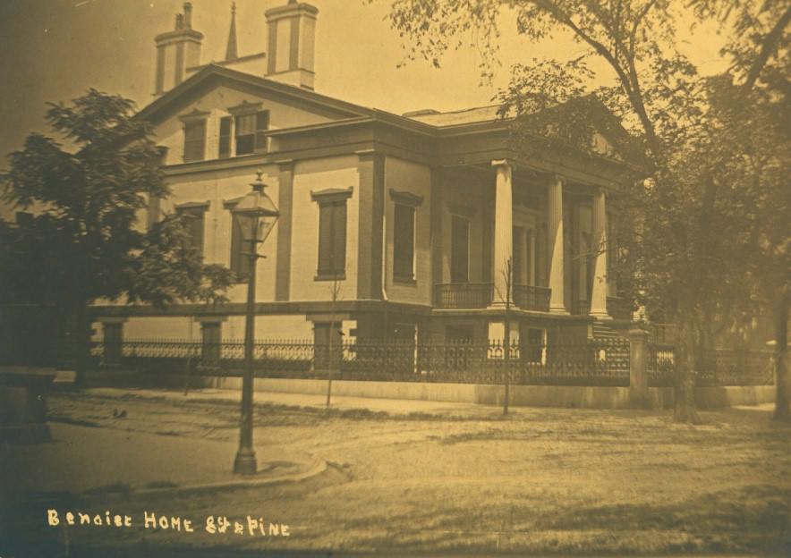 Benoist Home 8th & Pine, 1870