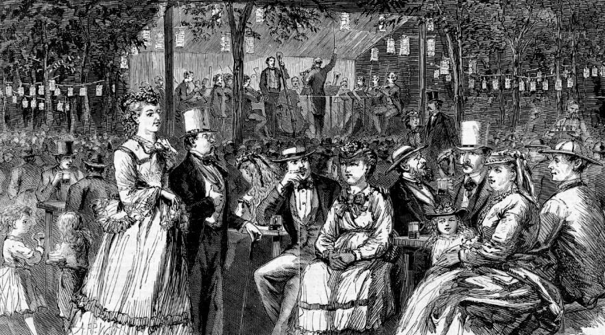 Beer-Garden, 1870