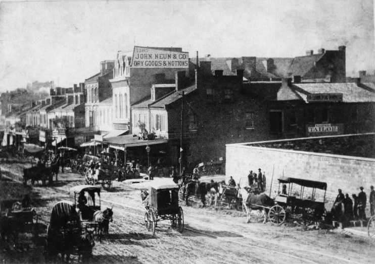 Fifth and Hickory, 1880