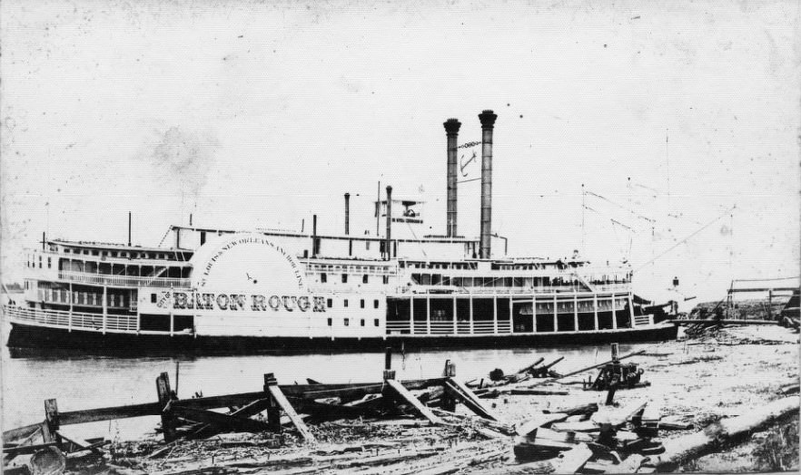 The City of Baton Rouge was built at Jeffersonville, Indiana in 1881 for the St. Louis and New Orleans trade.