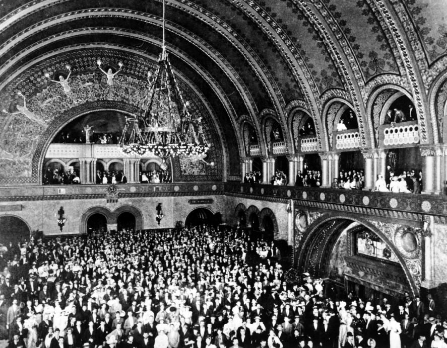 Union Station's Grand Hall during the original opening gala, September 1, 1894.
