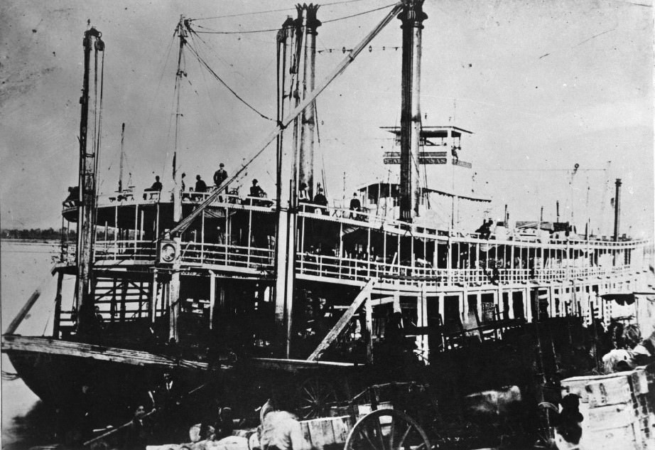 The State of Kansas was a big carrier built at Madison, Indiana in 1890.