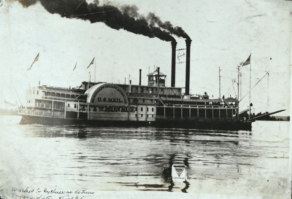 Steamer City of Monroe, 1880