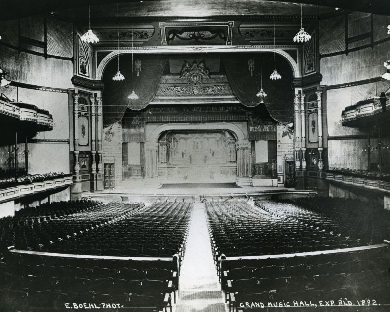 Music Hall of the Exposition Building, 1892