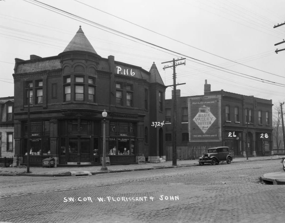 West Florissant and John, 1925