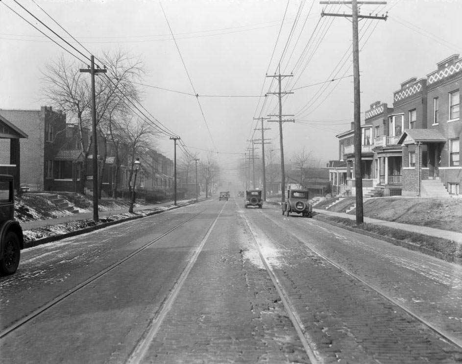 St. Louis Ave., 4500 block of, 1925