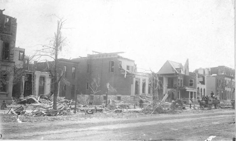 Townhomes on Mississippi Avenue, 1896
