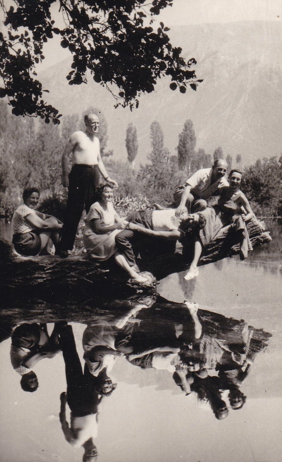 Splash of the Past: A Look at Vintage Photographs of People in Water